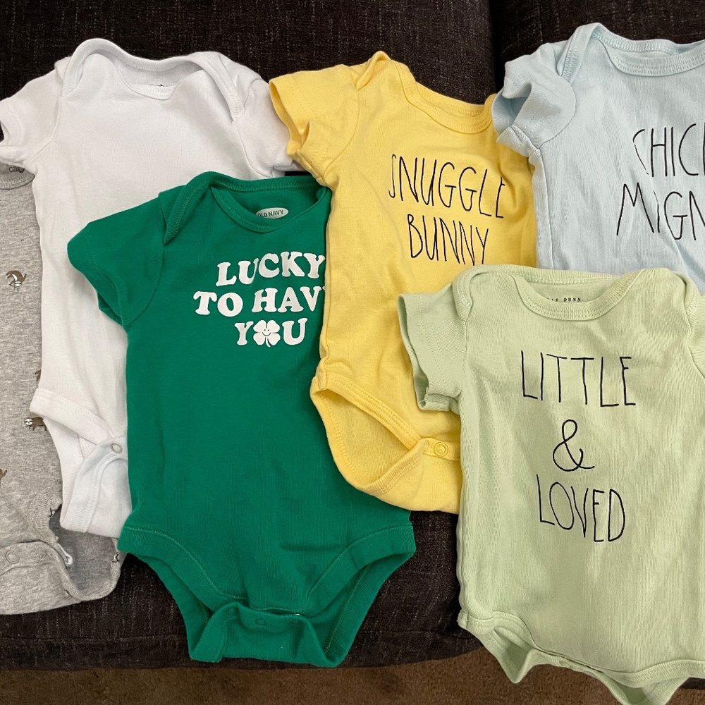 0-3 months onesies